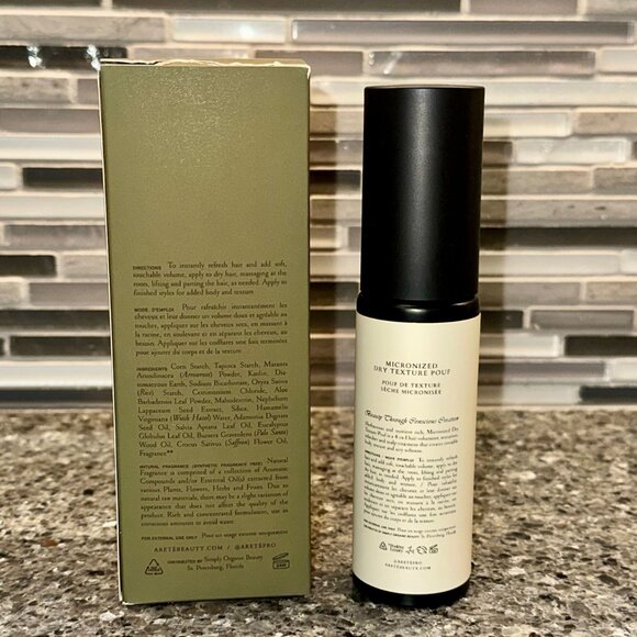 🤍 ARETÉ Micronized Dry Texture Pouf // Spray Powder - Picture 3 of 5